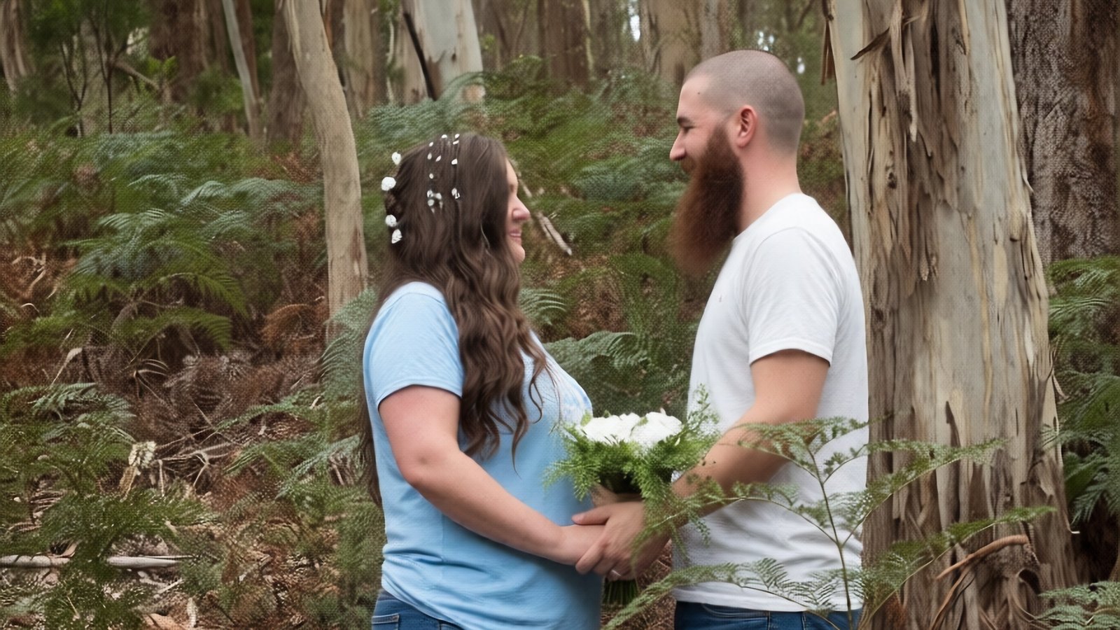 Couple in Woods