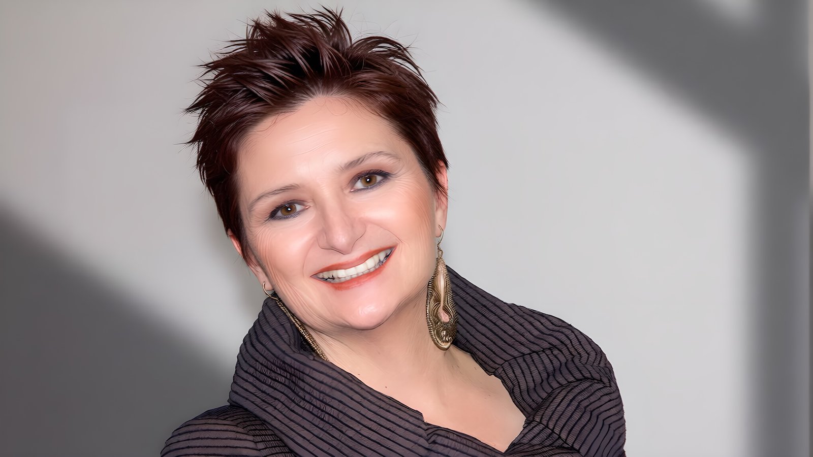 Mature Woman with Spiky Hair